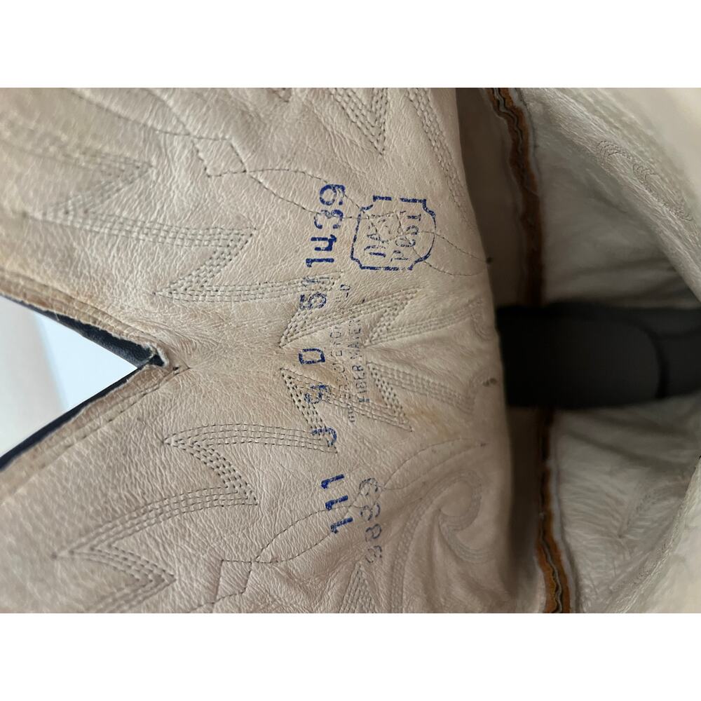Dan Post Cowboy Boots Brown Leather Western Pointed Toe Men’s 9D Rodeo Ranch - Picture 12 of 12
